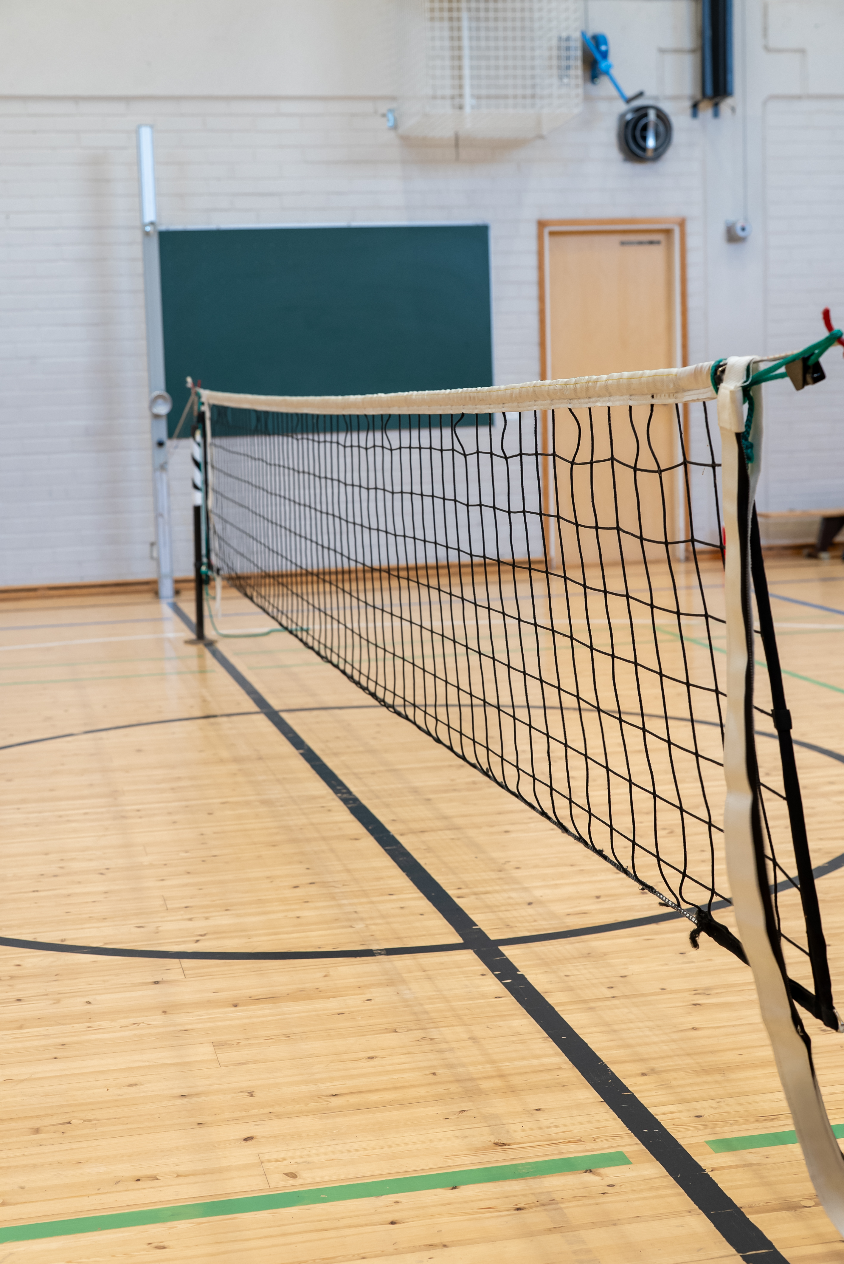 Kuvassa istumalentopalloverkko